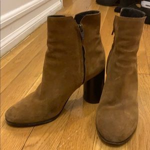 Maje Brown Suede booties size 6
